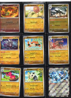 Pokemon Card Lot - 9 Cards - Steven’s Metagross ex Tera, Chi-Yu, Annihilape & Mo - Image 1