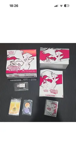 Pokemon Center Scarlet Violet White Flare & Black bolt Elite Trainer box opened - Image 2