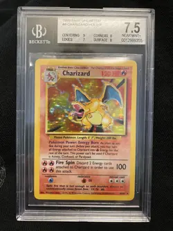pokemon 1999 charizard 4/102 holo base set - Image 3