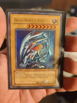 yugioh 1st Edition Blue Eyes White Dragon (Portuguese) Set of Three DIK-P001 - Image 4