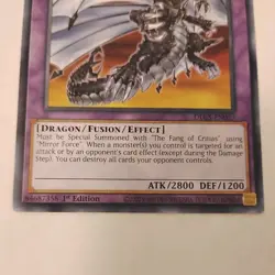 Yu-Gi-Oh Mirror Force Dragon DLCS-EN057 1st Edition NM - Image 2