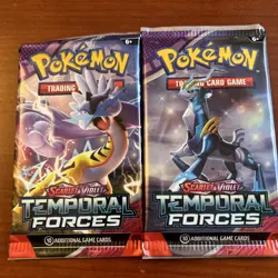 NEW 2X temporal forces Pokemon TCG 10 Cards Booster Packs Card Packs Sealed - Image 1