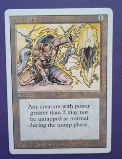 Magic the Gathering MTG REVISED Edition MEEKSTONE LP/EX R 1994! - Image 1