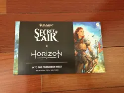 MTG Secret Lair Horizon Into The Forbidden West Playstation - Rainbow Foil New - Image 1