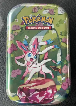 Pokemon Prismatic Evolutions Mini Tin Sealed-Sylveon New - Image 1