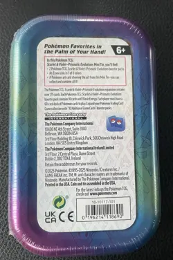 Pokemon Prismatic Evolutions Mini Tin Sealed-Sylveon New - Image 2