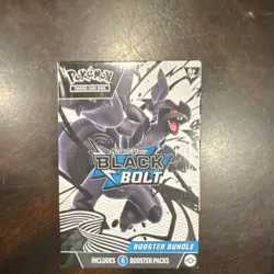 Pokemon Scarlet & Violet Black Bolt Booster Bundle Box with 6 Booster Packs - Image 1