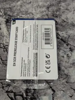 NEW SEALED Stellar Crown PreRelease Staff Promo Set of 4 Pokemon NM English - Image 3