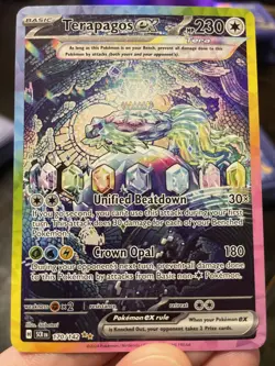 Pokemon Stellar Crown Terapagos ex 170/142 Holo, NM - Image 3
