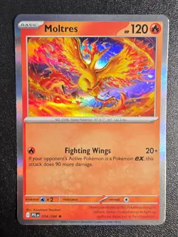 Pokemon TCG Moltres Holo Rare ME02: Phantasmal Flames 014/094 NM - Image 1