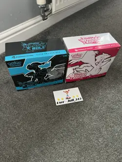 2x Brand New Pokemon Centre Elite Trainer Boxes - White Flare And Black Bolt - Image 1