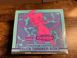 Pokemon TCG Sword & Shield Fusion Strike Pokemon Center Elite Trainer Box - Image 1