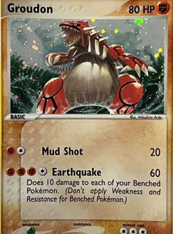 Pokemon 2004 EX Hidden Legends-Groudon 102/101 Secret Rare Holo -NM - Image 2