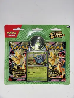 Pokemon TCG - Ascended Heroes 2 Pack Collection Blister Larry & Erika SEALED ✅ - Image 2