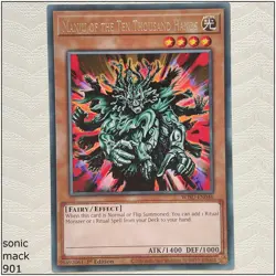 Manju of the Ten Thousand Hands - WISU-EN046 - Rare 1st Edition Yugioh - Image 1
