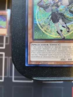 Yugioh Dracotail Phryxul DOOD-EN023 Secret Rare 1st Edition Near Mint - Image 3