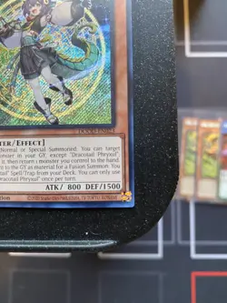 Yugioh Dracotail Phryxul DOOD-EN023 Secret Rare 1st Edition Near Mint - Image 4