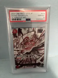 ALTERNATE ART DIVINE DEPARTURE One Piece Royal Blood Japanese OP10-019 R PSA 10 - Image 1