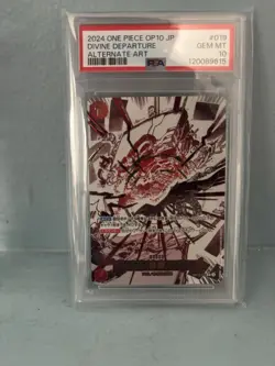 ALTERNATE ART DIVINE DEPARTURE One Piece Royal Blood Japanese OP10-019 R PSA 10 - Image 2