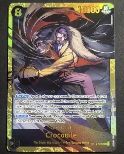 OP14-120 Crocodile SEC One Piece The Azure Sea's Seven English Near Mint - Image 1