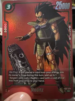 Raditz FB04-072] Battle card from the Dragon Ball Fusion World MANGA Version 01 - Image 3