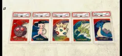 2000 Topps Pokemon TV Animation Clear Card Set PC1-PC10 - All PSA 10 - Image 3