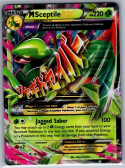 M Sceptile EX 8/98 XY - Ancient Origins - Pokemon Card - NM - Image 1