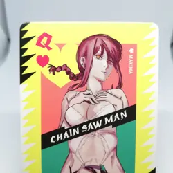 Q MAKIMA REZE Heart Chainsaw Man PLAYNG CARDS TATSUKI FUJIMOTO JUMP MAGAZINE - Image 2