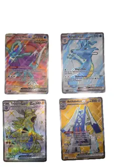 Pokemon Cards Full Art Lot Kingdra, Tyranitar - Image 1