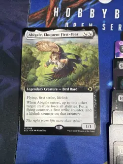 Abigale, Eloquent First-Year (Extended Art) Lorwyn Eclipsed Commander Deck - Image 1