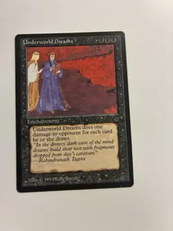 MTG Magic the Gathering Underworld Dreams (124/310) Legends LP Light Play - Image 1