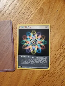 🌈 Rainbow Energy 95/109 Ruby & Sapphire 2003 Pokemon Energy Card Rare NM - Image 3