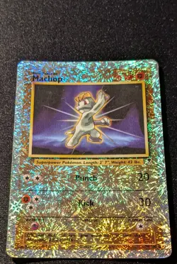Pokemon LEGENDARY COLLECTION - #79/110 Machop - Reverse Holo - ENG - HP - Image 4