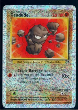 Pokemon LEGENDARY COLLECTION - #77/110 Geodude - Reverse Holo - ENG - HP+ - Image 1