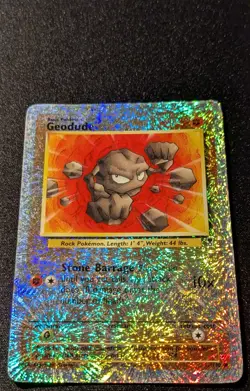 Pokemon LEGENDARY COLLECTION - #77/110 Geodude - Reverse Holo - ENG - HP+ - Image 4