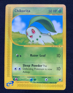 Pokemon CHIKORITA 100/165 | Expedition | 2002 (LP/MP) - Image 1