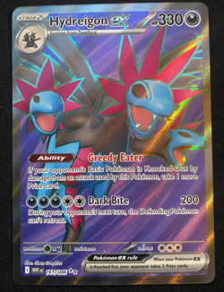 Pokemon TCG Hydreigon EX Full Art White Flare 161/086 NM - Image 1