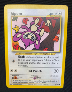 Aipom 41/64 Pokemon Neo Revelation Regular (LP) - Image 1