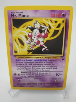 Pokemon Mr. Mime Base Set 2 27/130 NM - Image 1