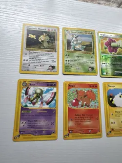 Pokemon TCG 8 Card Lot - Giovanni's Meowth, Nidoqueen, Meganium, 1st Edition - Image 2