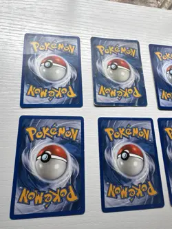 Pokemon TCG 8 Card Lot - Giovanni's Meowth, Nidoqueen, Meganium, 1st Edition - Image 4