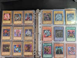 Yugioh Cards Old, New And Vintage In Large Binder Mixed Editions Some 1st - Image 1