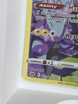 Pokemon Toxtricity Crown Zenith Ultra Rare NM/M GG09/GG70 Holo Full Art Card - Image 5