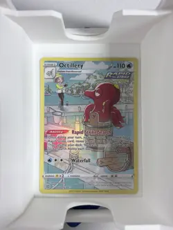 Pokemon Octillery Rapid Strike TG03/TG30 Brilliant Stars Ultra Rare Holo Card - Image 1