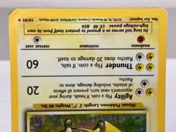 Raichu 014/102 Base Set Holo Rare WOTC Pokemon Card - Heavily Played - Image 4