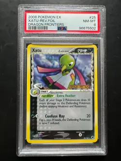 Xatu 25/101 Delta Species Reverse Holo PSA8 EX Dragon Frontiers Pokemon tcg Card - Image 1