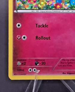 Marill 10/12 McDonald's 2015 Promo Holofoil Pokemon Card - NM/LP - Image 5