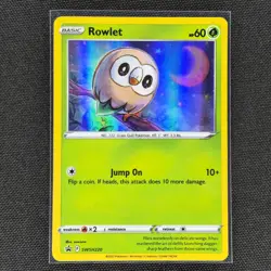 Rowlet - SWSH220 - Black Star Promo - Pokemon Card - LP - Image 1