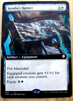 Kemba's Banner - Extended Art - ONC - MTG - NM - EN - 045 - Image 1