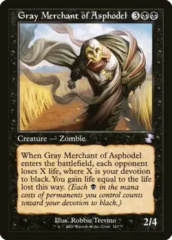🧙Gray Merchant Of Asphodel 323 TSR Time Spiral Remastered MTG - Image 1